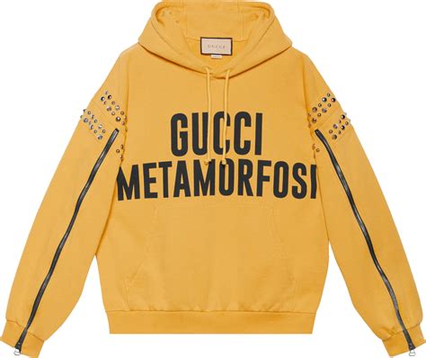 hoodie gucci yellow|cheapest Gucci hoodie.